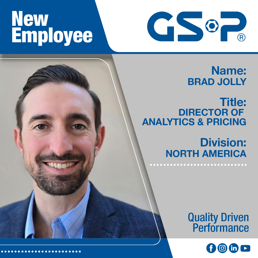 GSP North America Announces Director of Analytics & Pricing