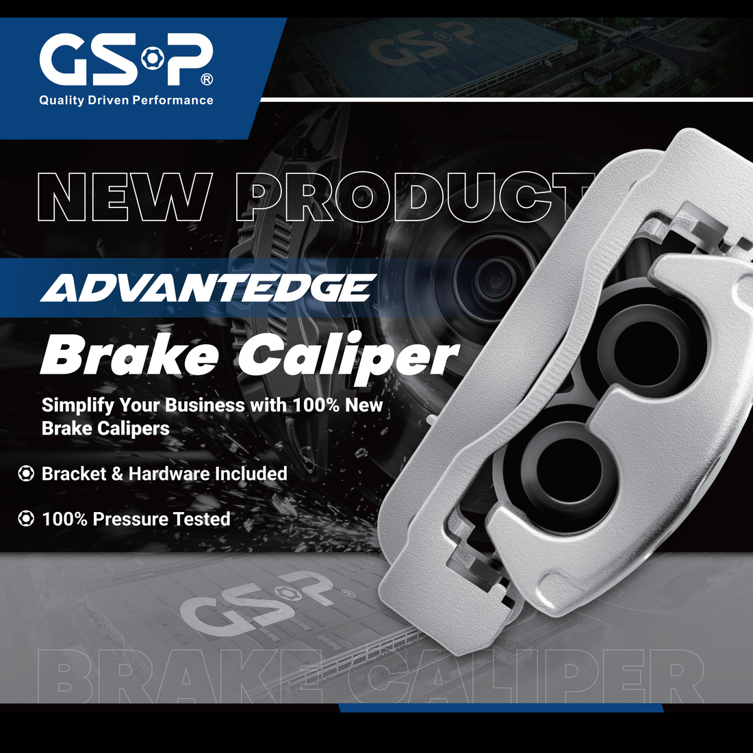 GSP North America Launches All-New, Core-Free Brake Caliper Line